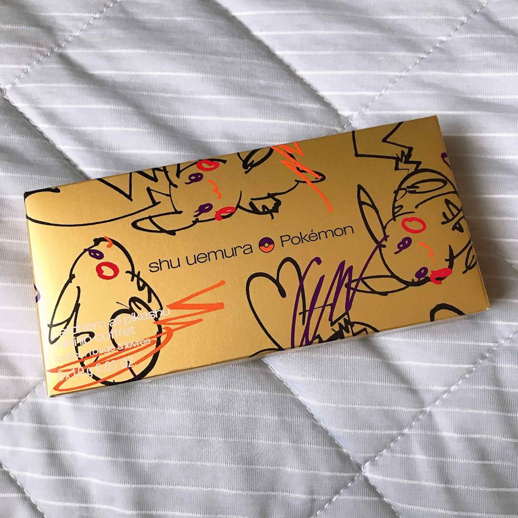 ルージュ アンリミテッド アンプリファイド マット＜2019年クリスマスコフレ限定＞ クリムゾン スピン/shu uemura/口紅を使ったクチコミ（2枚目）