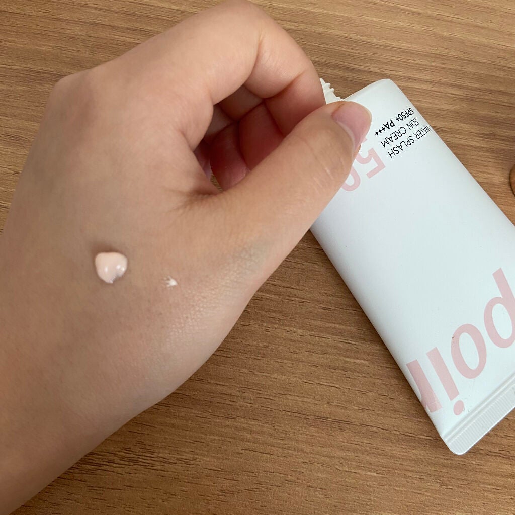 ウォータースプラッシュサンクリーム/espoir/日焼け止め・UVケアを使ったクチコミ(3枚目)