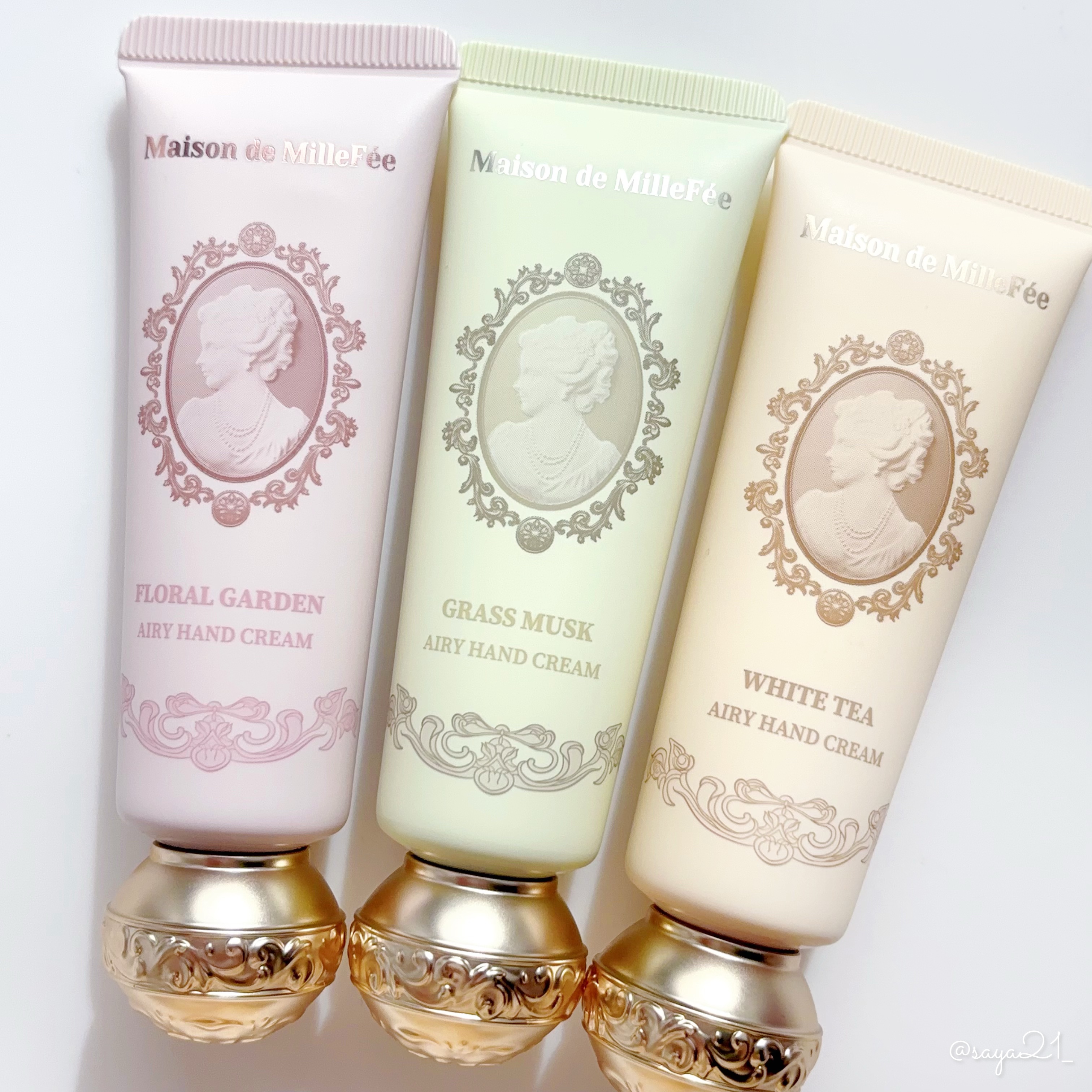 Maison de MilleFée エアリーハンドクリーム グラスムスク 02 グラスムスク/MilleFée/ハンドクリームを使ったクチコミ（2枚目）