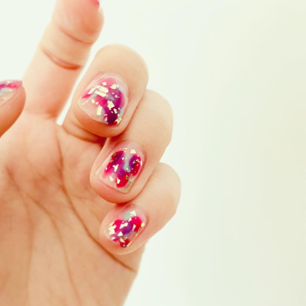 ネイルホリック Lagoon color GR714/ネイルホリック/マニキュアを使ったクチコミ（1枚目）