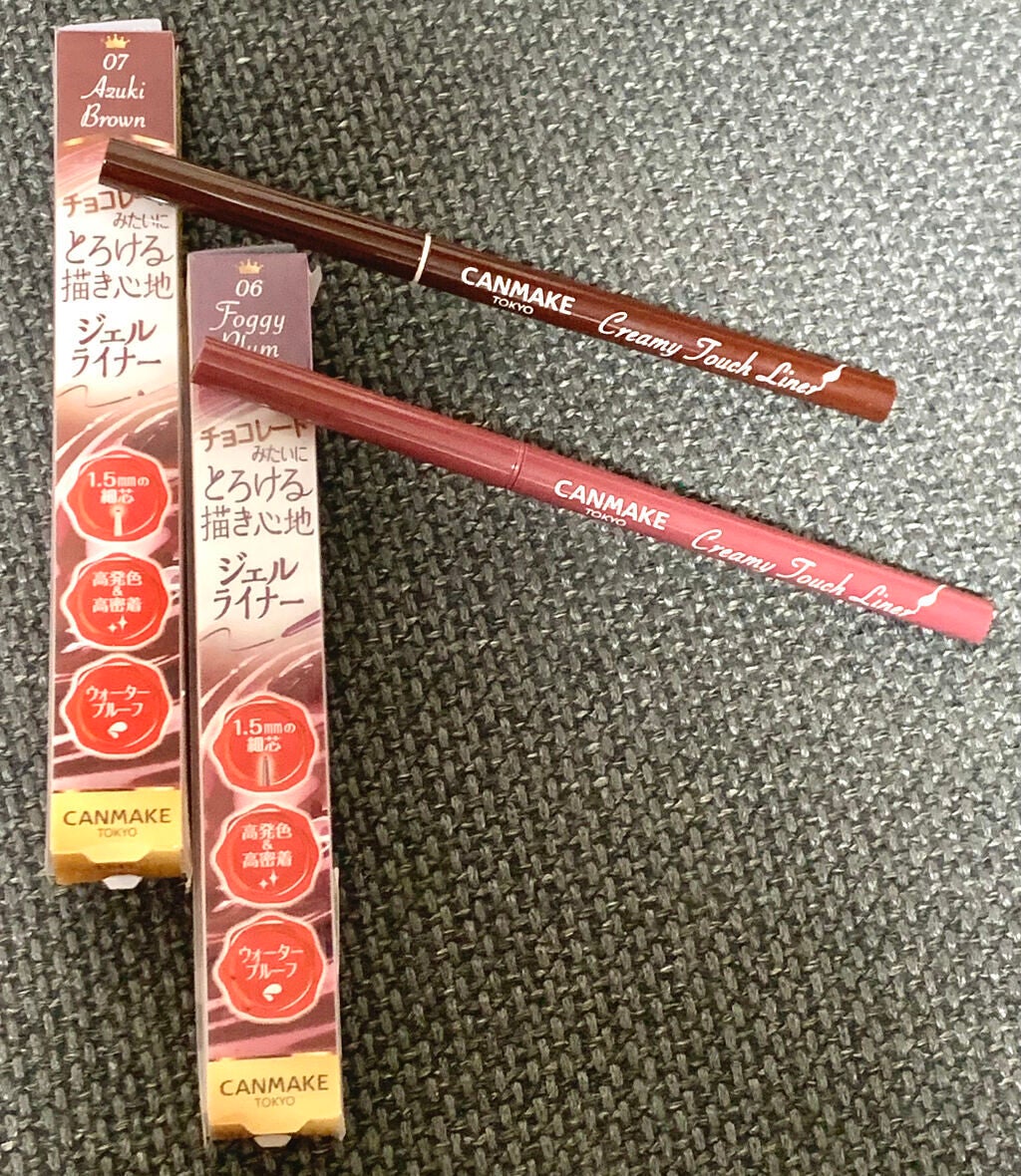 クリーミータッチライナー/キャンメイク/ジェルアイライナーを使ったクチコミ(4枚目)