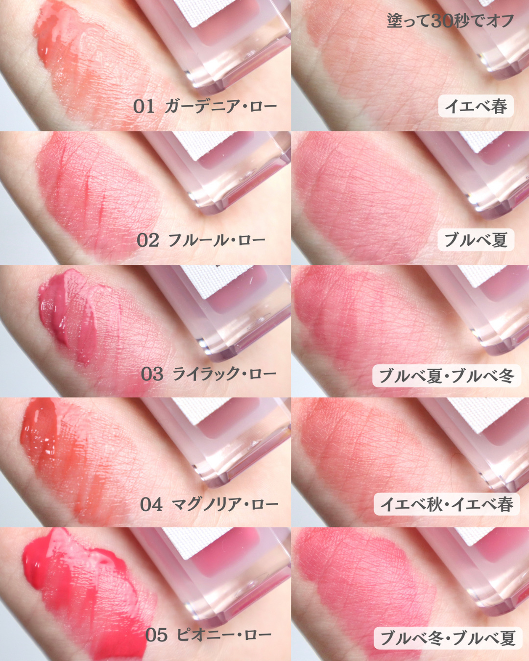 新色レビュー】ローティント｜BBIAの人気色を比較 - ⁡ ⁡ 【新色最速