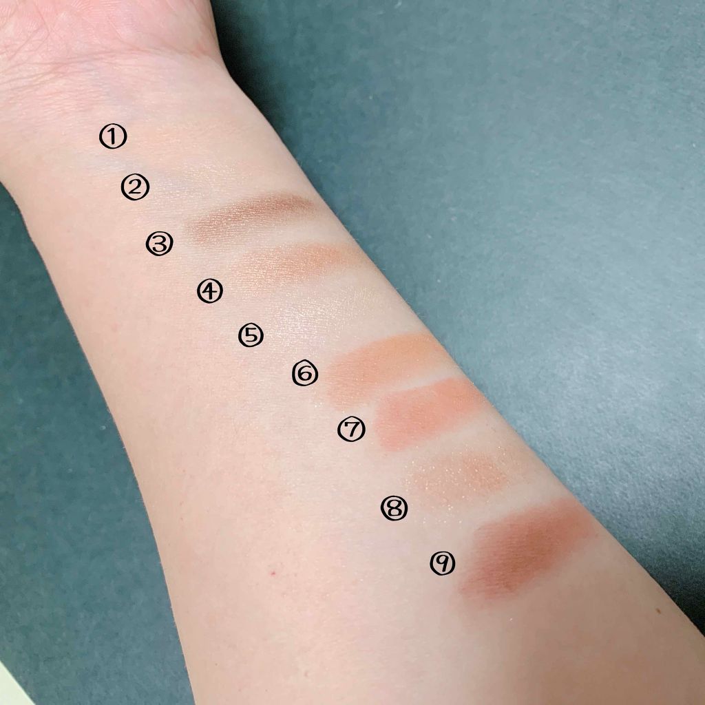 UR GLAM BLOOMING EYE COLOR PALETTE/U R GLAM/アイシャドウパレットを使ったクチコミ(3枚目)