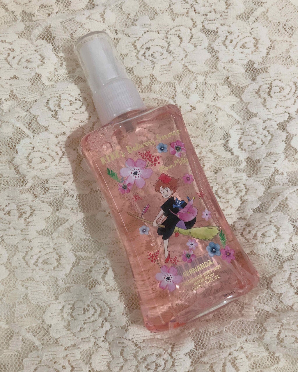 魔女の宅急便 フレグランスボディミスト ムーンミルキー/フェルナンダ/香水(レディース)を使ったクチコミ(4枚目)
