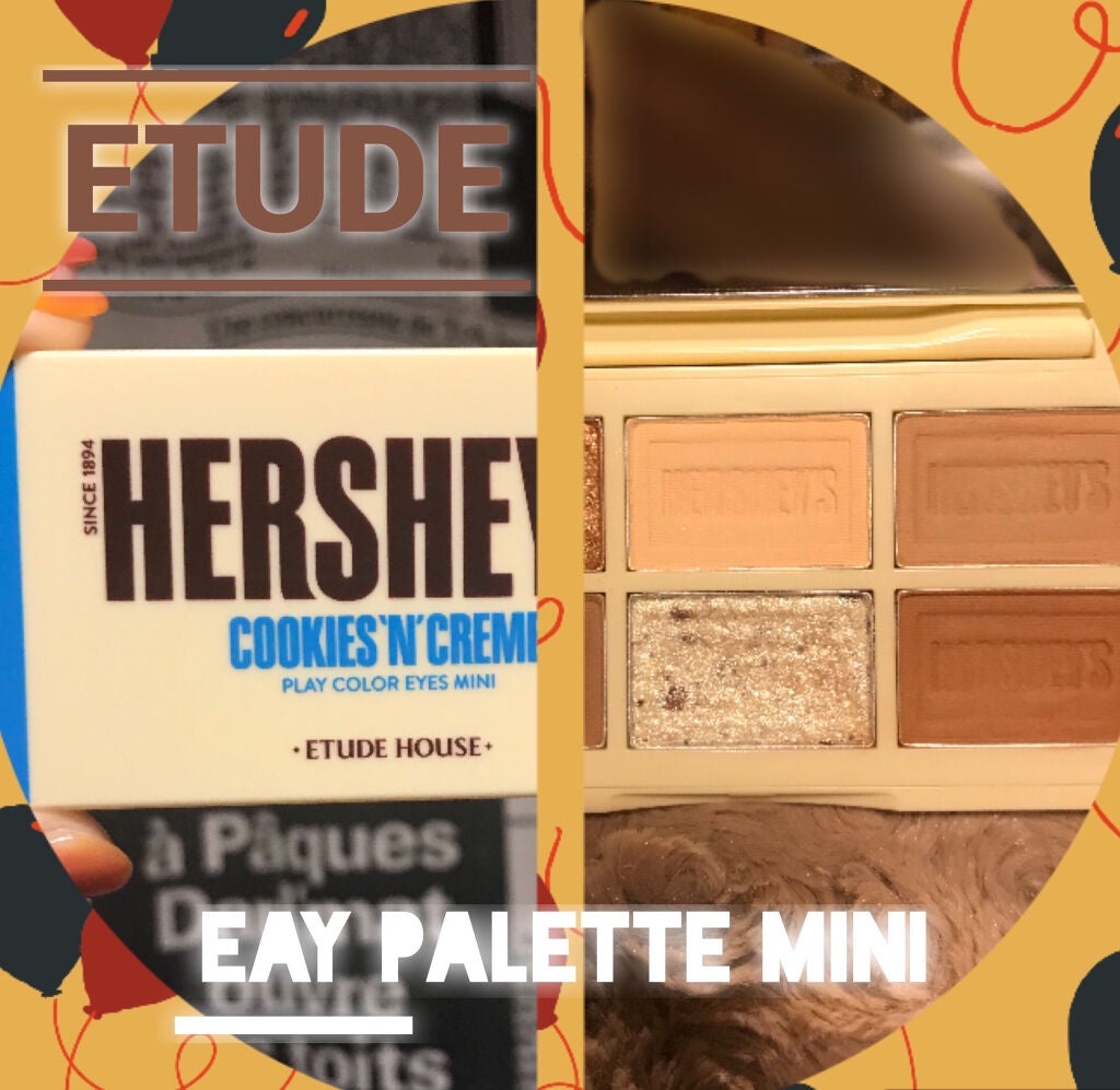 ハーシー プレイカラーアイズミニ/ETUDE/アイシャドウパレットを使ったクチコミ(1枚目)