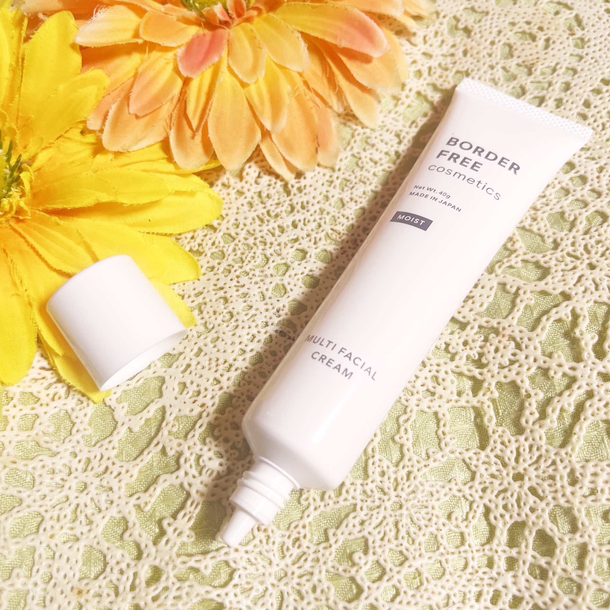 マルチフェイシャルクリーム MOIST/BORDER FREE cosmetics/フェイスクリームを使ったクチコミ（2枚目）