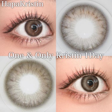 ✅Hapa Kristinハパクリスティン
✔︎︎︎︎ワンアンドオンリークリスティンワンデー
(ブラウン、グレー)
・DIA 14.2mm
・GDIA 13.0mm
・BC 8.7mm
・含水率 54%