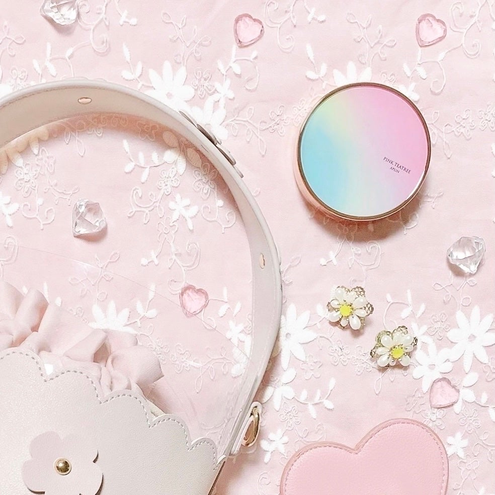 ピンクティーツリーカバークッション/APLIN/クッションファンデーションを使ったクチコミ(2枚目)