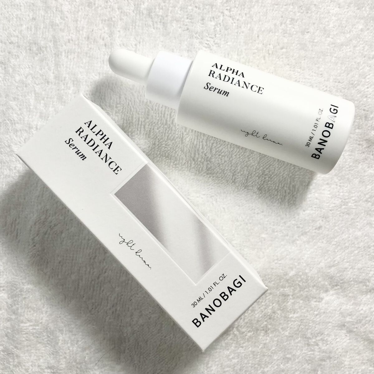 アルファラディアンスグローセラム/BANOBAGI/美容液を使ったクチコミ（2枚目）
