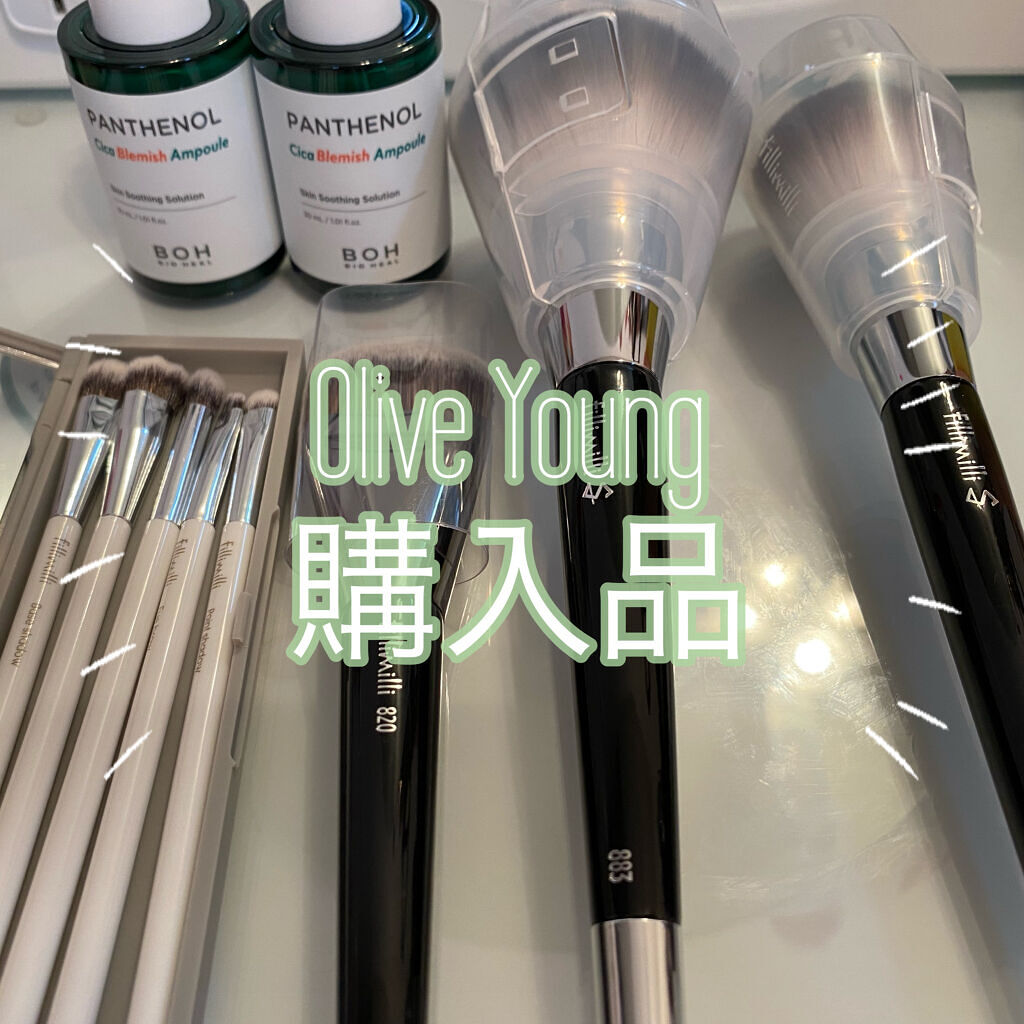 Sシルキーパウダーブラシ (M)882/fillimilli/メイクブラシを使ったクチコミ（1枚目）