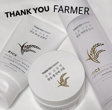 ライスピュアジェル&クリーム/THANK YOU FARMER/フェイスクリームを使ったクチコミ(1枚目)