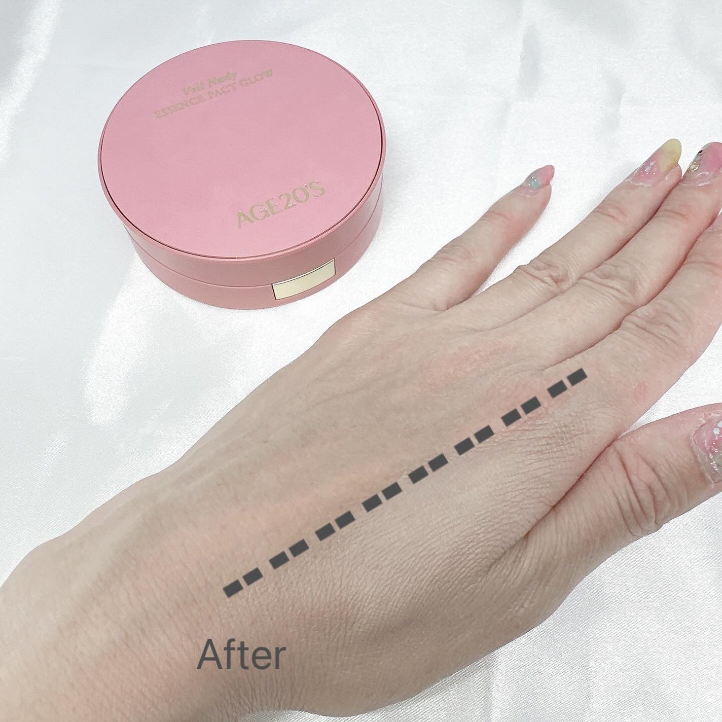 ヴェールヌーディ エッセンスパクトグロウ/AGE20’s/クリーム・エマルジョンファンデーションを使ったクチコミ(4枚目)