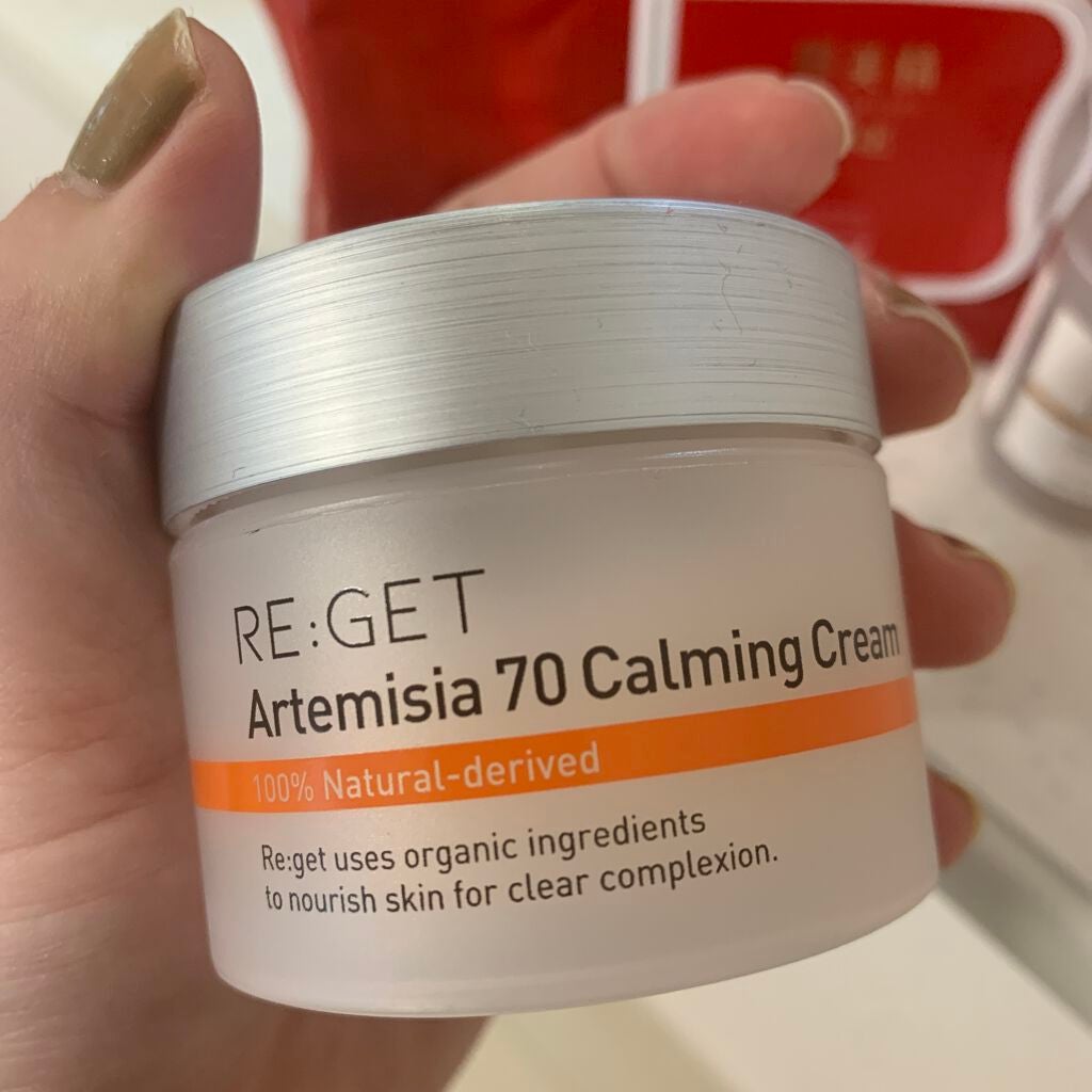 カワラヨモギ90カーミングアンプル/RE:GET/美容液を使ったクチコミ(4枚目)