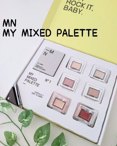 MY MIXED PALETTE 6色カスタムパレット 01 MOON LIGHT/MN/アイシャドウパレットを使ったクチコミ（1枚目）