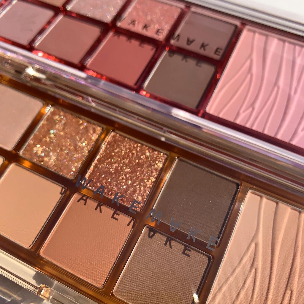 ミックスブラーリングアイパレット/wakemake/マルチパレットを使ったクチコミ（1枚目）