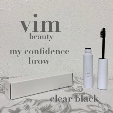 vim BEAUTY my confidence browのクチコミ「vim BEAUTY
my confidence brow / clear black

美容.....」（1枚目）