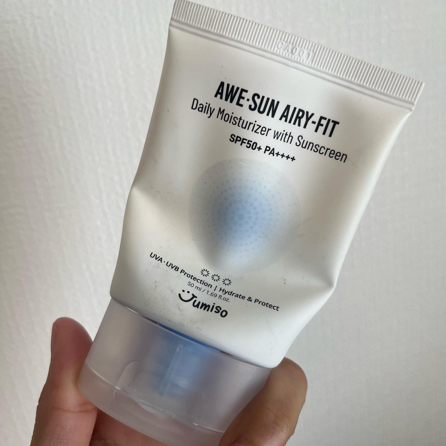 AWE・SUN AIRY-FIT Daily Moisurizer With Sunscreen/JUMISO/日焼け止めクリームを使ったクチコミ（1枚目）