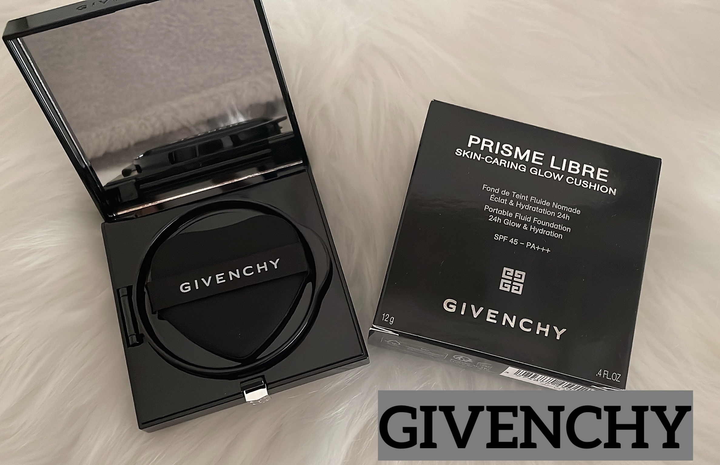 プリズム・リーブル・スキンケアリング・グロウ・クッション 1-W105	/GIVENCHY/クッションファンデーションを使ったクチコミ（1枚目）