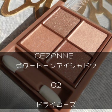 ビタートーンアイシャドウ/CEZANNE/パウダーアイシャドウを使ったクチコミ（1枚目）