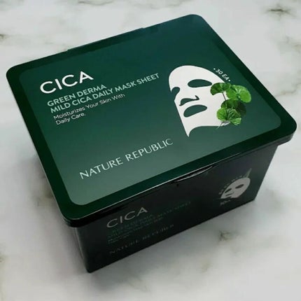 グリーンダーマCICA デイリーシートマスク/ネイチャーリパブリック/シートマスク・パックを使ったクチコミ(1枚目)