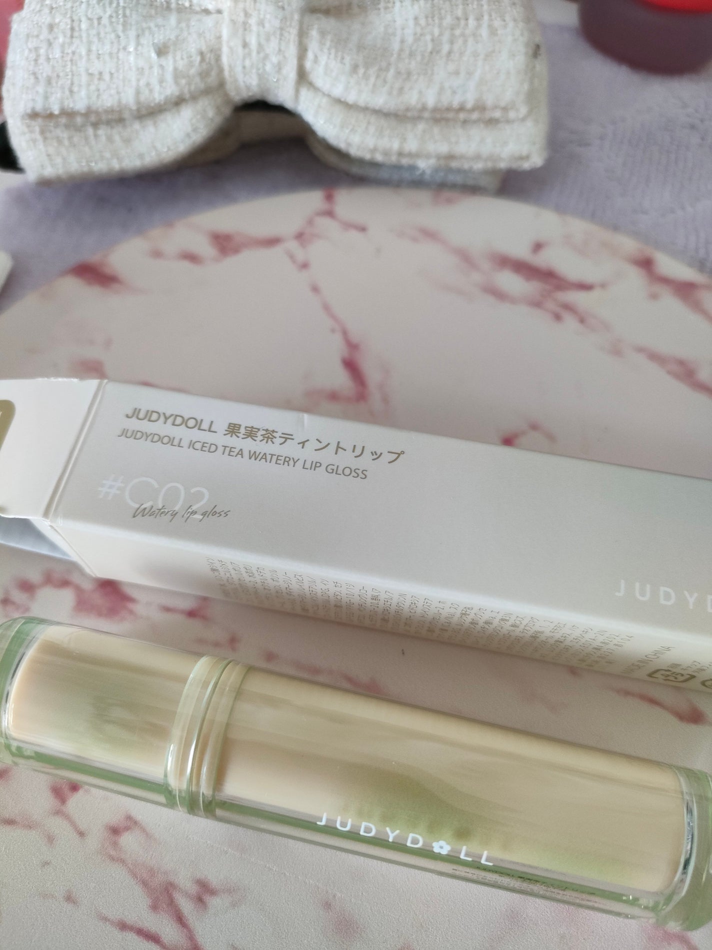 JUDYDOLL 果実茶ティントリップ/JUDYDOLL/リップティントを使ったクチコミ(4枚目)