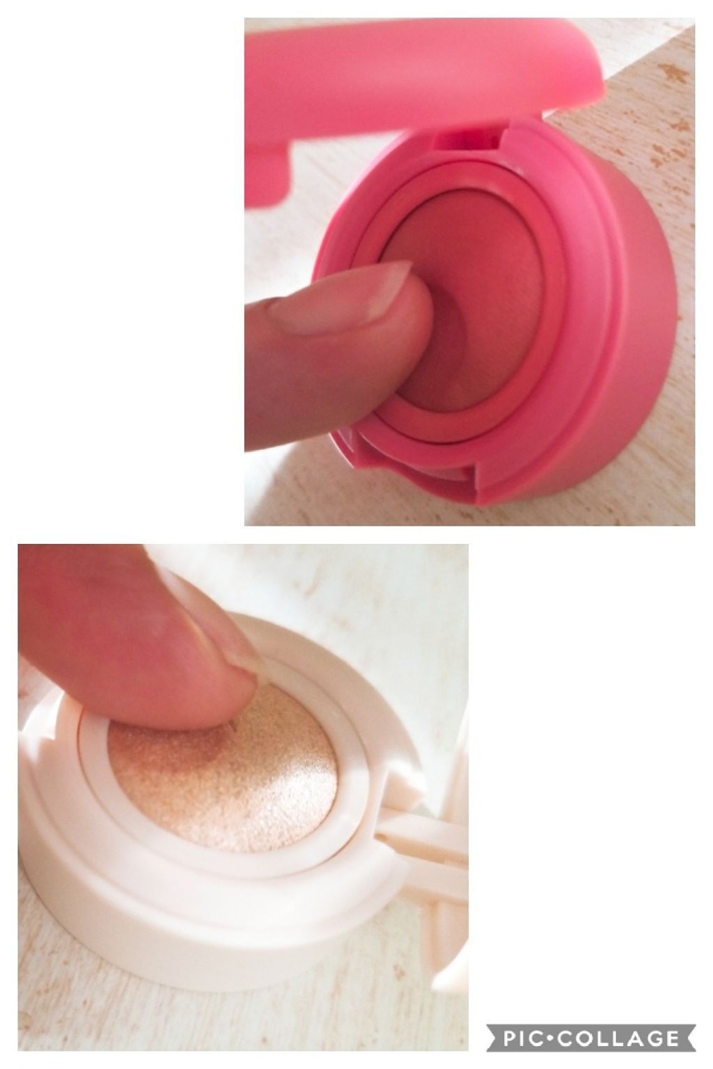 MOCHI MINIS Bouncy Blendable Highilghter&Blush Duo/SEPHORA/パウダーチークを使ったクチコミ(3枚目)