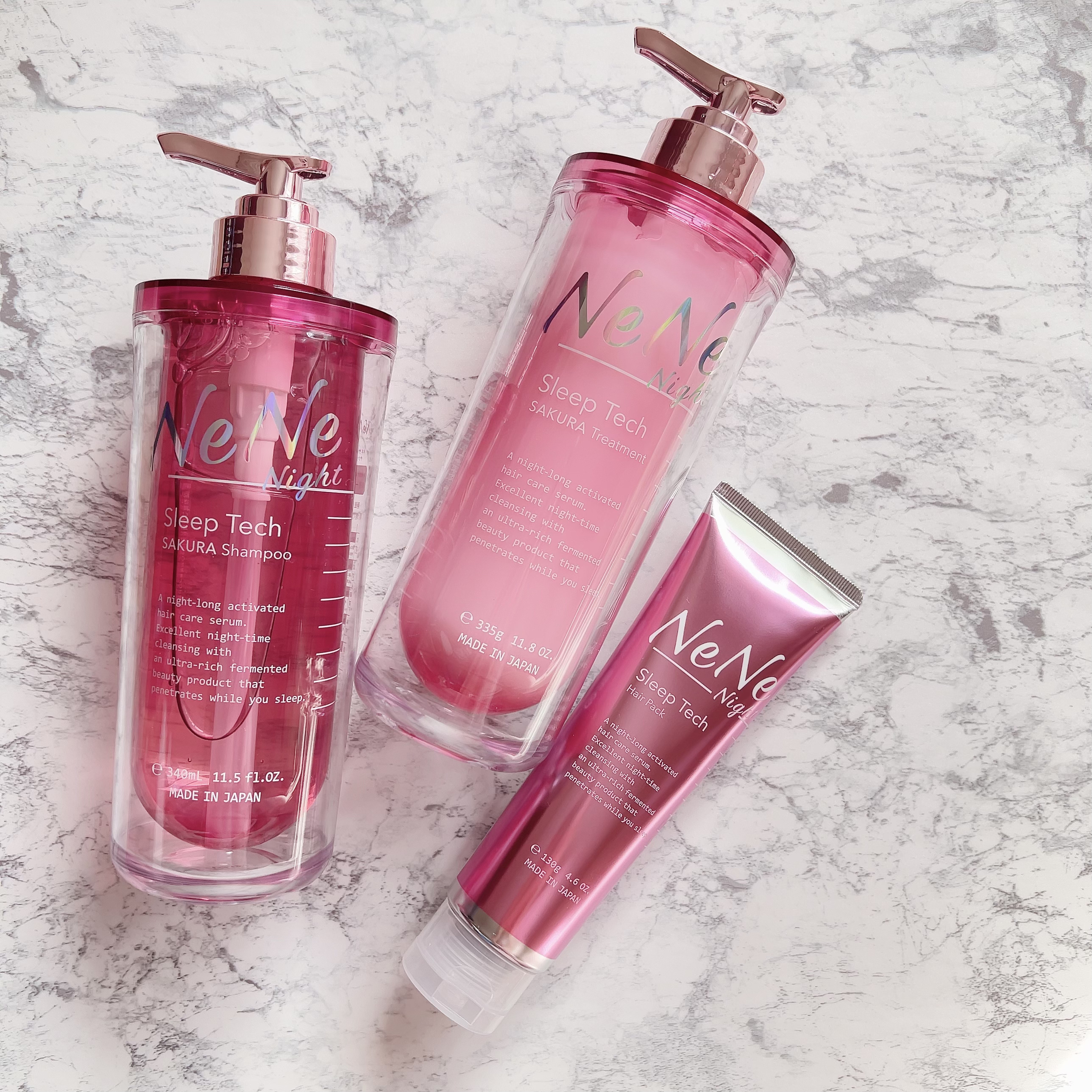 スリープテック サクラ シャンプー/ヘアトリートメント ヘアトリートメント 335g/NeNe Night/市販シャンプーを使ったクチコミ（2枚目）