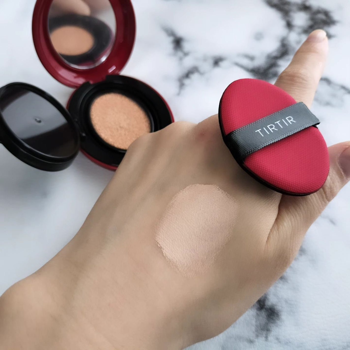 マスク フィット レッド クッション/TIRTIR(ティルティル)/クッションファンデーションを使ったクチコミ(9枚目)