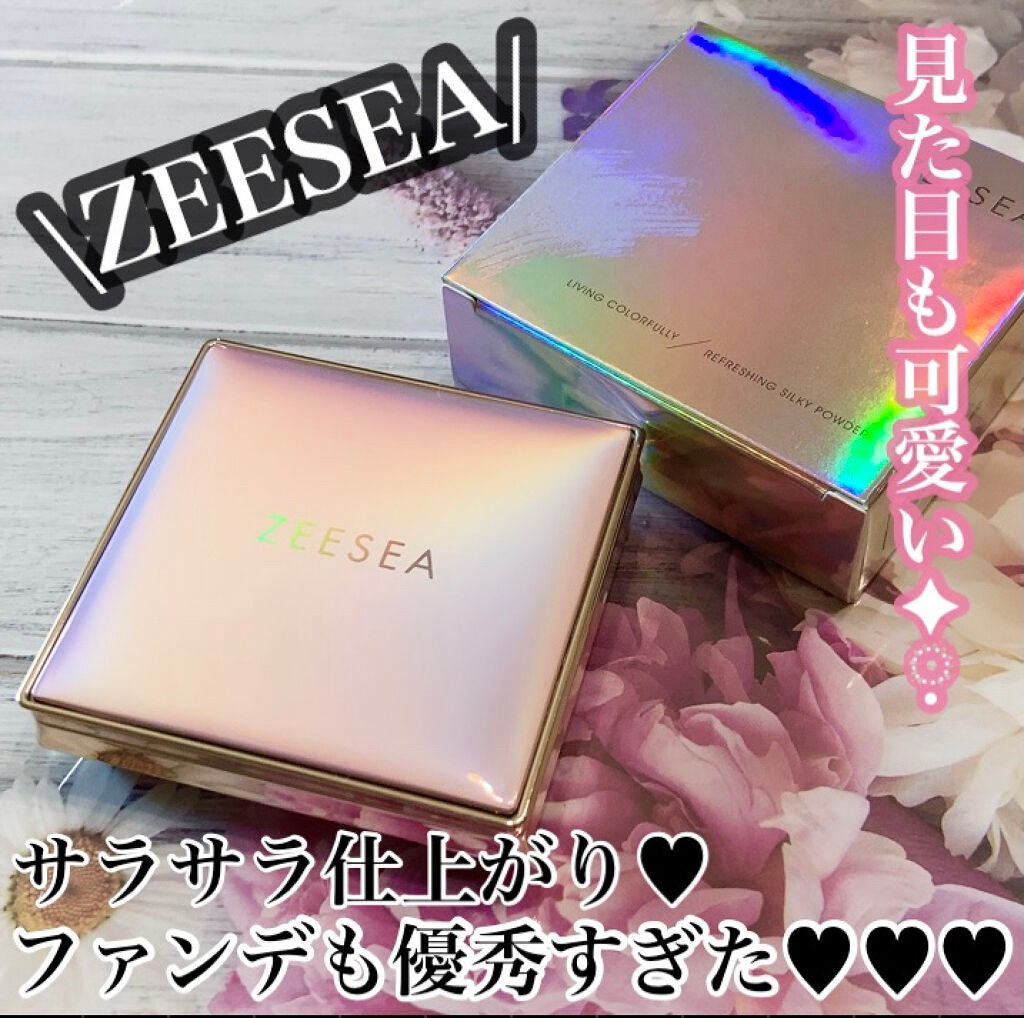 メタバースピンクシリーズ アストロダスト サワヤカシルキーパウダーファンデーション/ZEESEA/パウダーファンデーションを使ったクチコミ(1枚目)