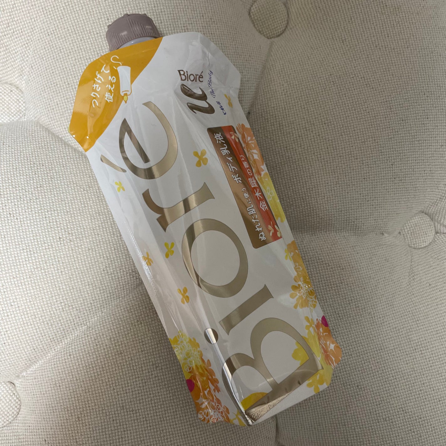 ザ ボディ ぬれた肌に使うボディ乳液 金木犀の香り/ビオレu/ボディミルクを使ったクチコミ(1枚目)