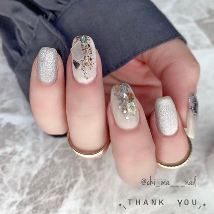 プリティーカラージェル/グレースジェル/ジェルネイルを使ったクチコミ(8枚目)