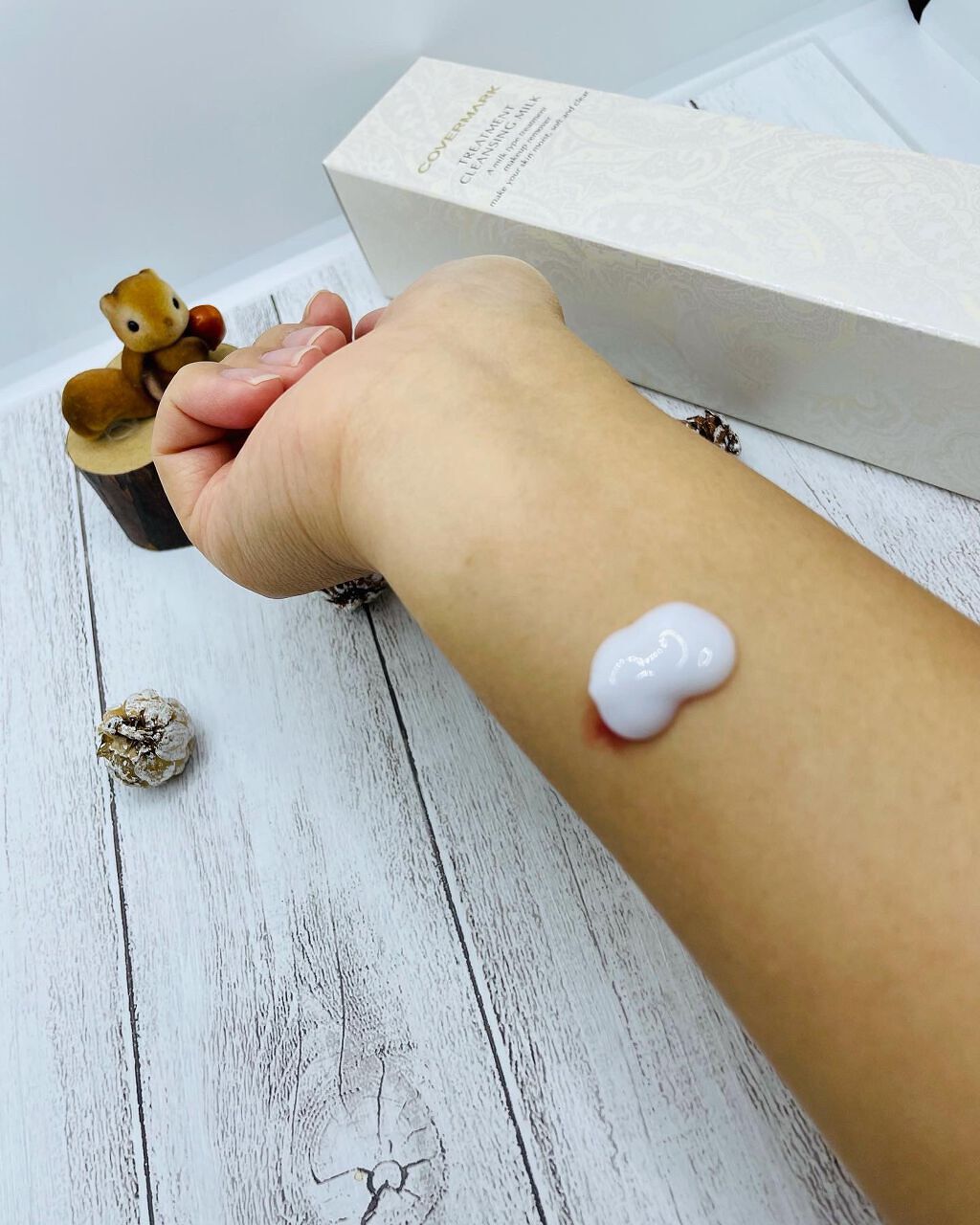 トリートメント クレンジング ミルク/COVERMARK/ミルククレンジングを使ったクチコミ（2枚目）