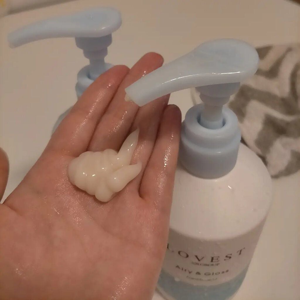 エアリーアンドグロス シャンプー/トリートメント /LOVEST by air Salon Quality Hair Care/市販シャンプーを使ったクチコミ(3枚目)