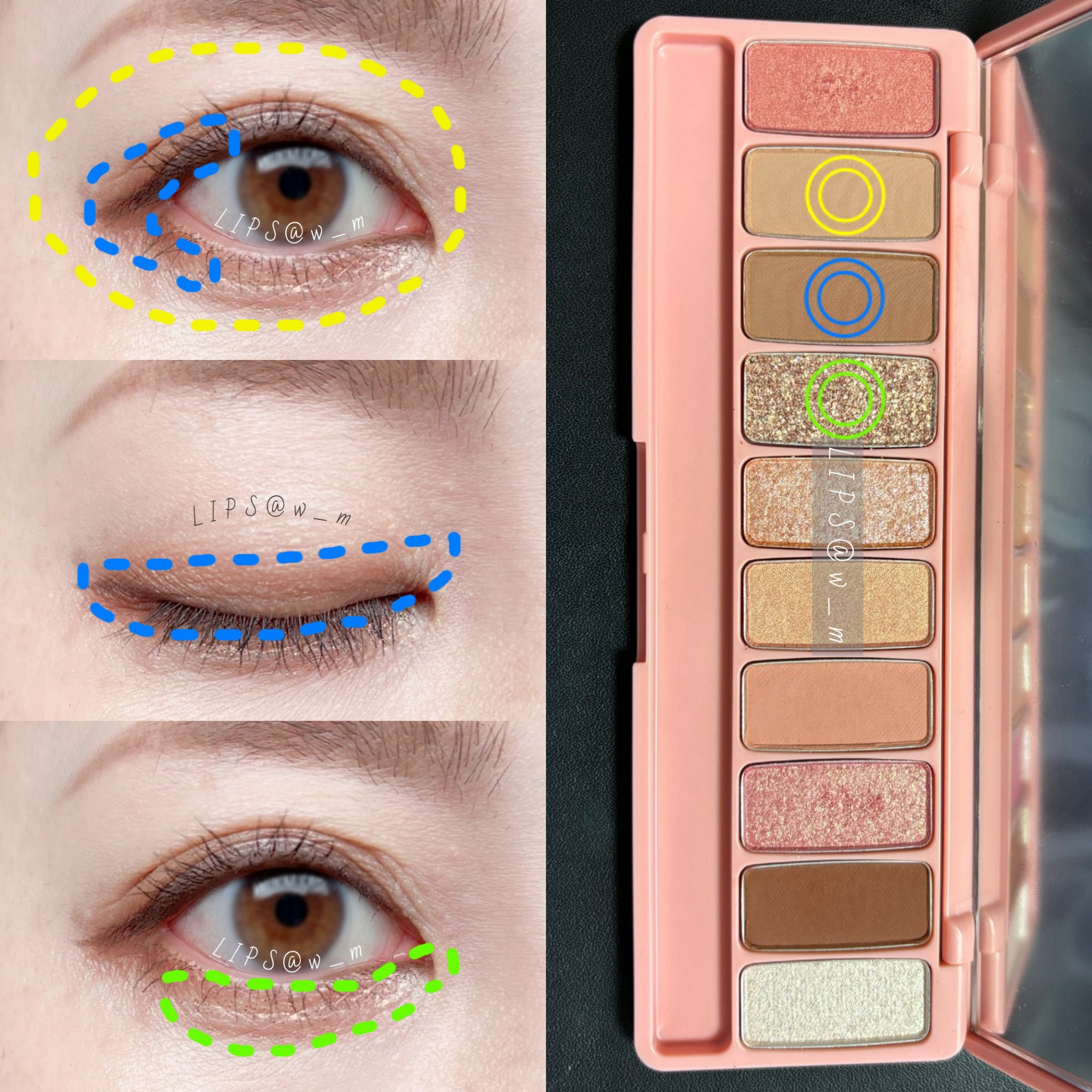 プレイカラー アイシャドウ/ETUDE/アイシャドウパレットを使ったクチコミ（3枚目）