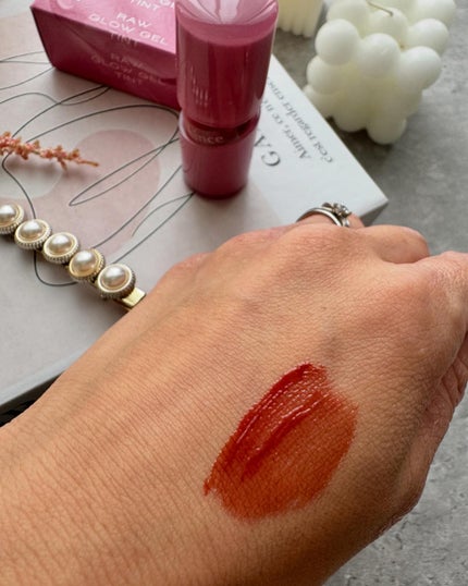 ロウグロウジェルティント/hince/リップティントを使ったクチコミ(3枚目)