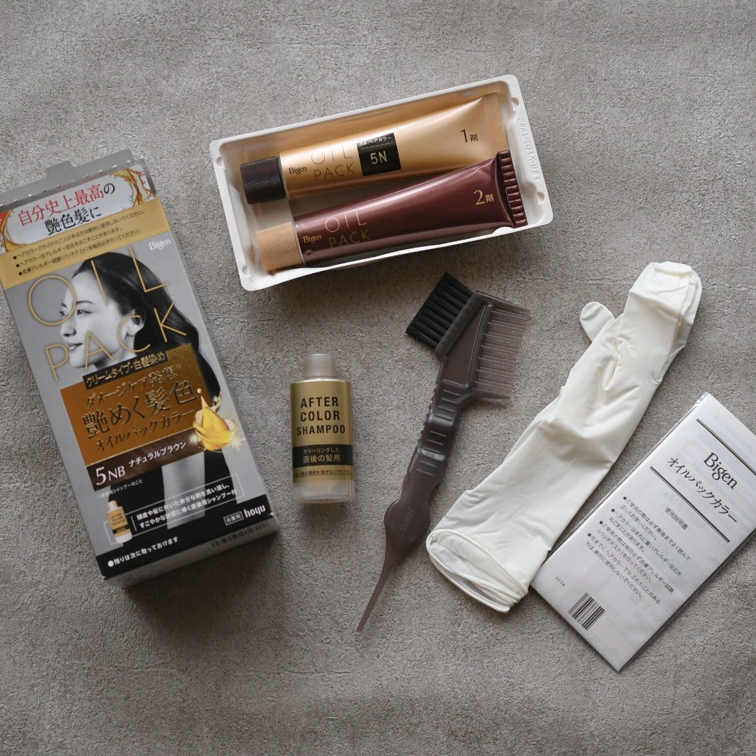 オイルパックカラー/ビゲン/ヘアカラーを使ったクチコミ（3枚目）