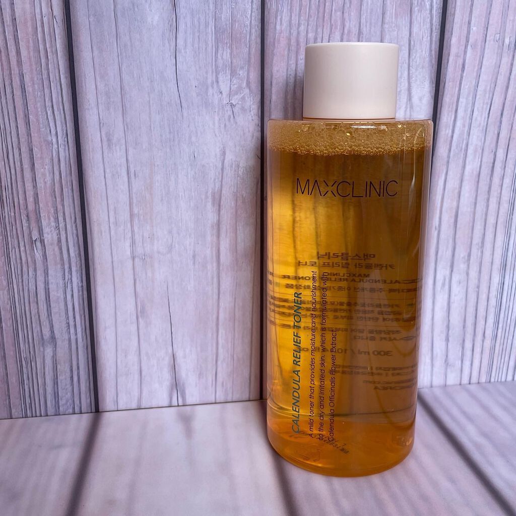 カレンデュラリリーフトナー/MAXCLINIC/化粧水を使ったクチコミ（3枚目）