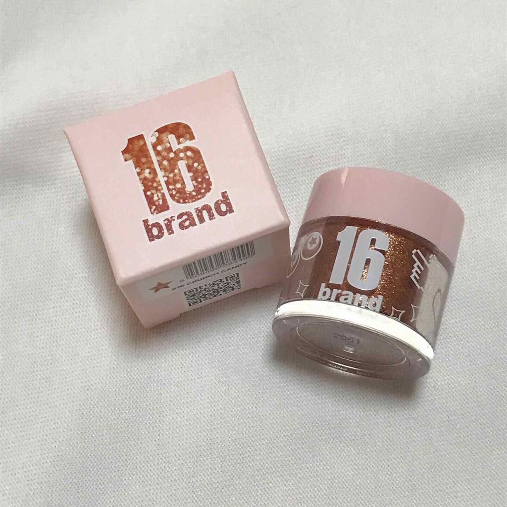 16CANDY ROCK PEAEL POWDER/16BRAND/単色アイシャドウを使ったクチコミ（1枚目）