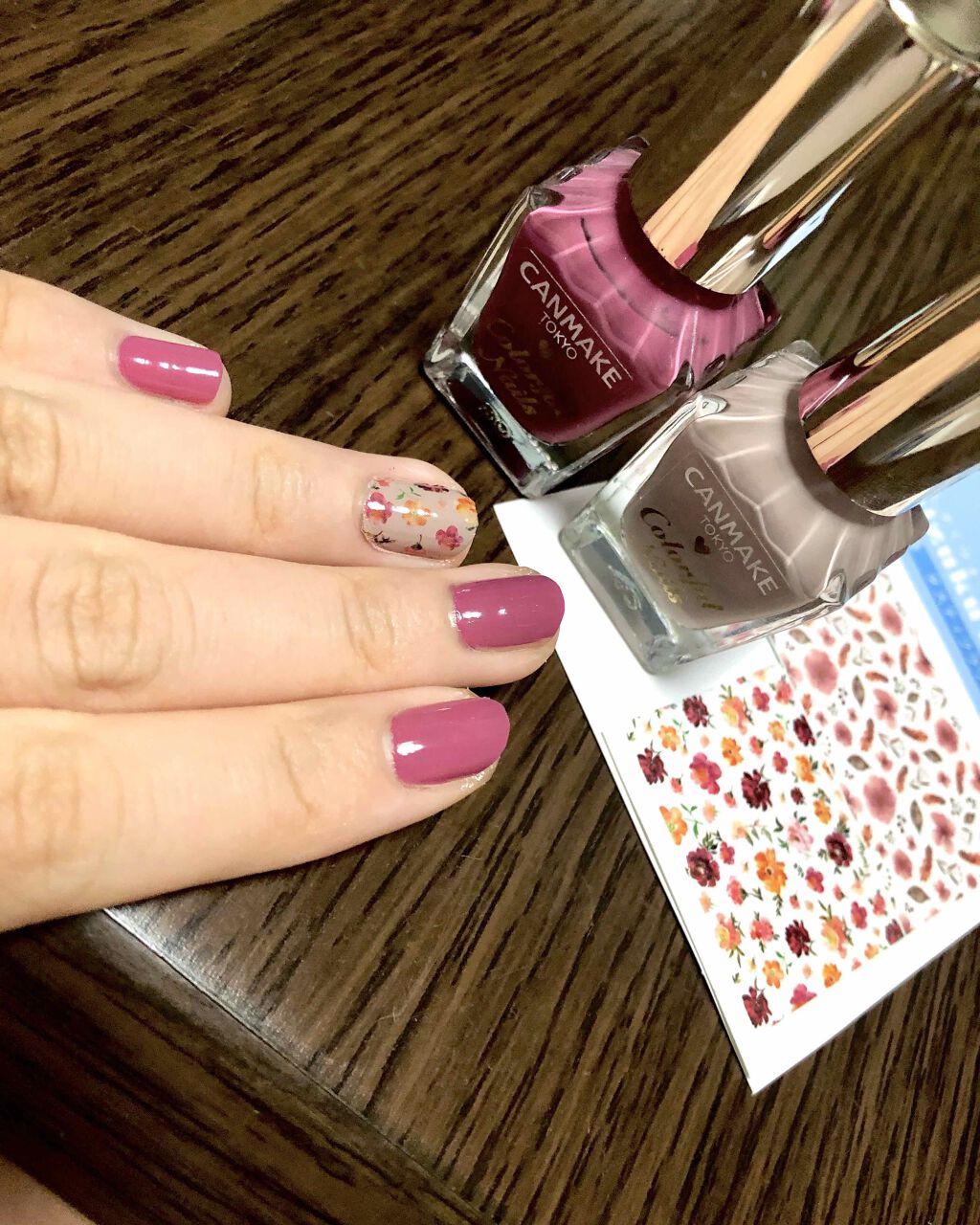 しずくネイルシール/キャンドゥ/ネイルシールを使ったクチコミ（1枚目）