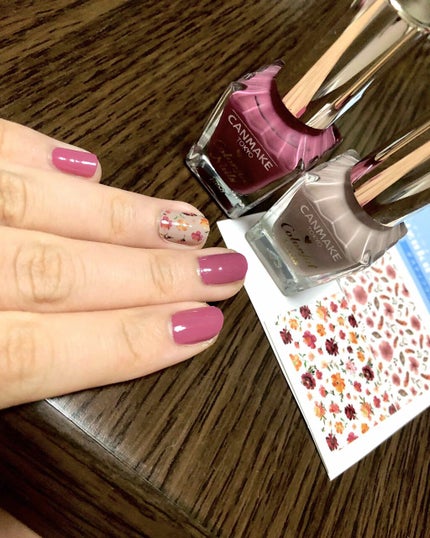 しずくネイルシール/キャンドゥ/ネイルシールを使ったクチコミ(1枚目)