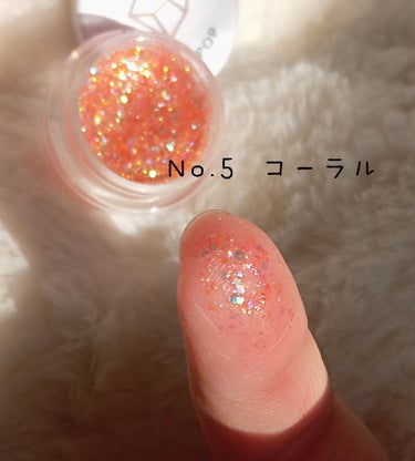 CLIO twinkle pop  jelly Glitterのクチコミ「【 トゥインクルポップゼリーグリッター】  各¥490
 
真っ白な雪原にガラス粉を蒔いたよう.....」（3枚目）
