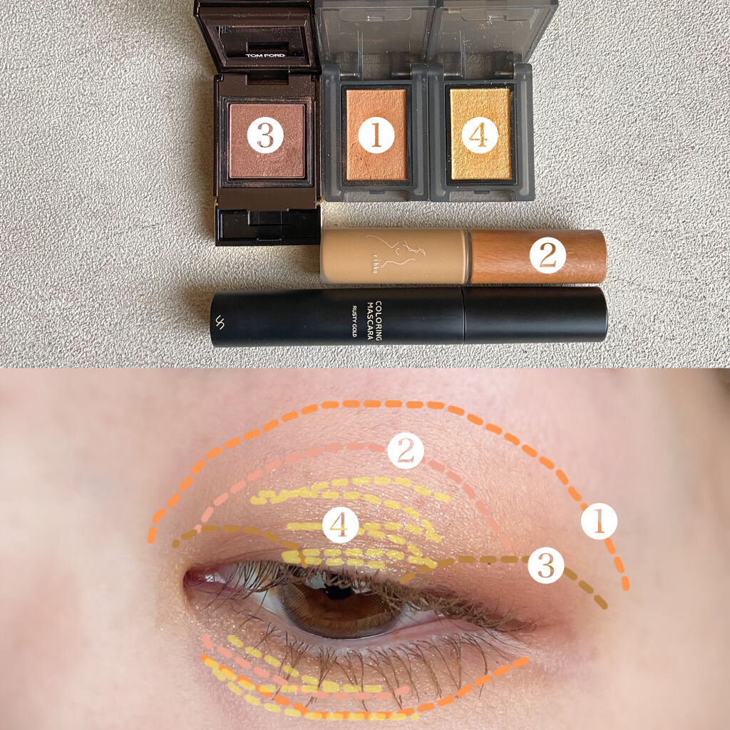 プランプ アイポリッシュS/rihka/ジェル・クリームアイシャドウを使ったクチコミ（2枚目）