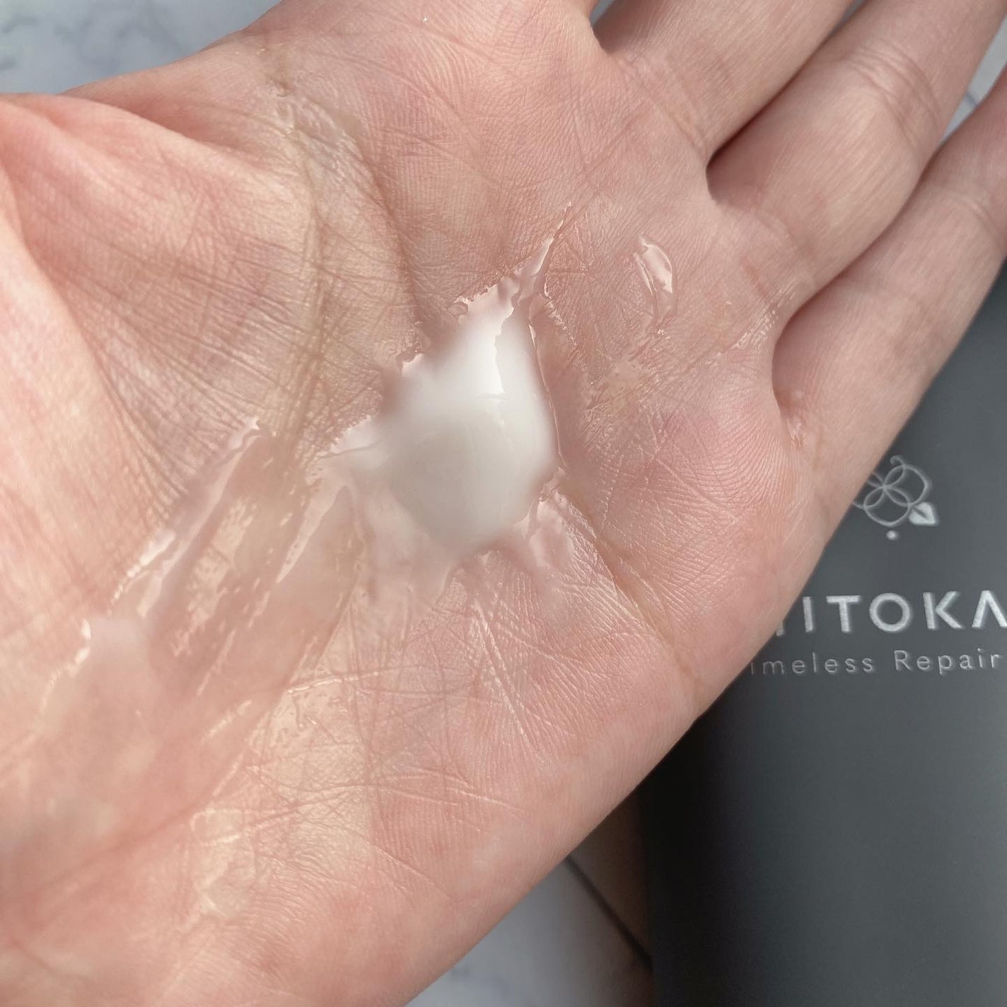 HITOKAN タイムレスリペアワンGR/fracora/オールインワン化粧品を使ったクチコミ(2枚目)