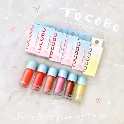 ジューシーベリープランピングリップオイル/TOCOBO/リップグロスを使ったクチコミ(1枚目)