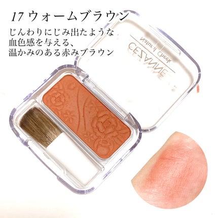 ナチュラル チークN/CEZANNE/パウダーチークを使ったクチコミ(3枚目)