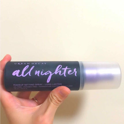 オールナイター-MAKEUP SETTING SPRAY-LONG LASTING/アーバンディケイ/ミスト状化粧水を使ったクチコミ(3枚目)