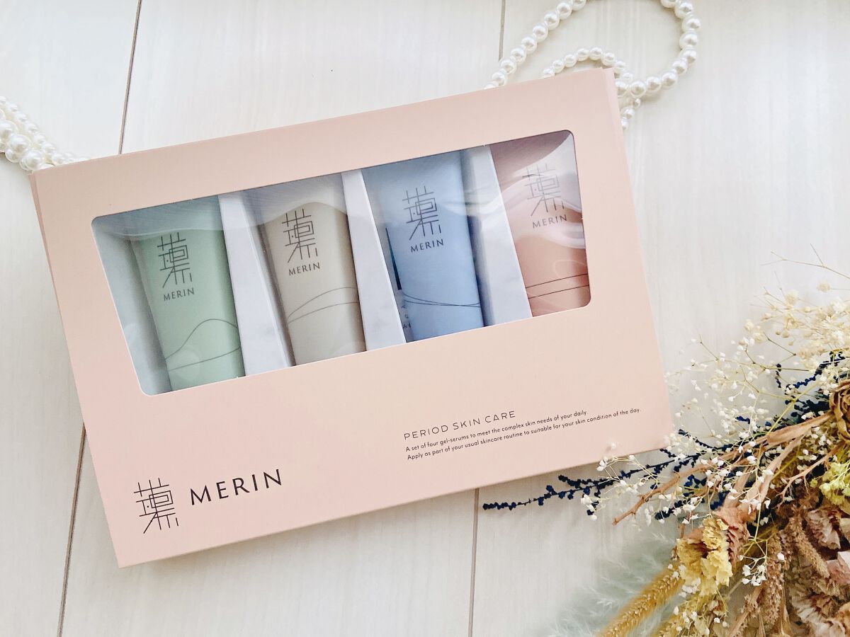 ピリオドスキンケア 美容ジェルクリーム マンスリーセット /MERIN/スキンケアキットを使ったクチコミ（2枚目）