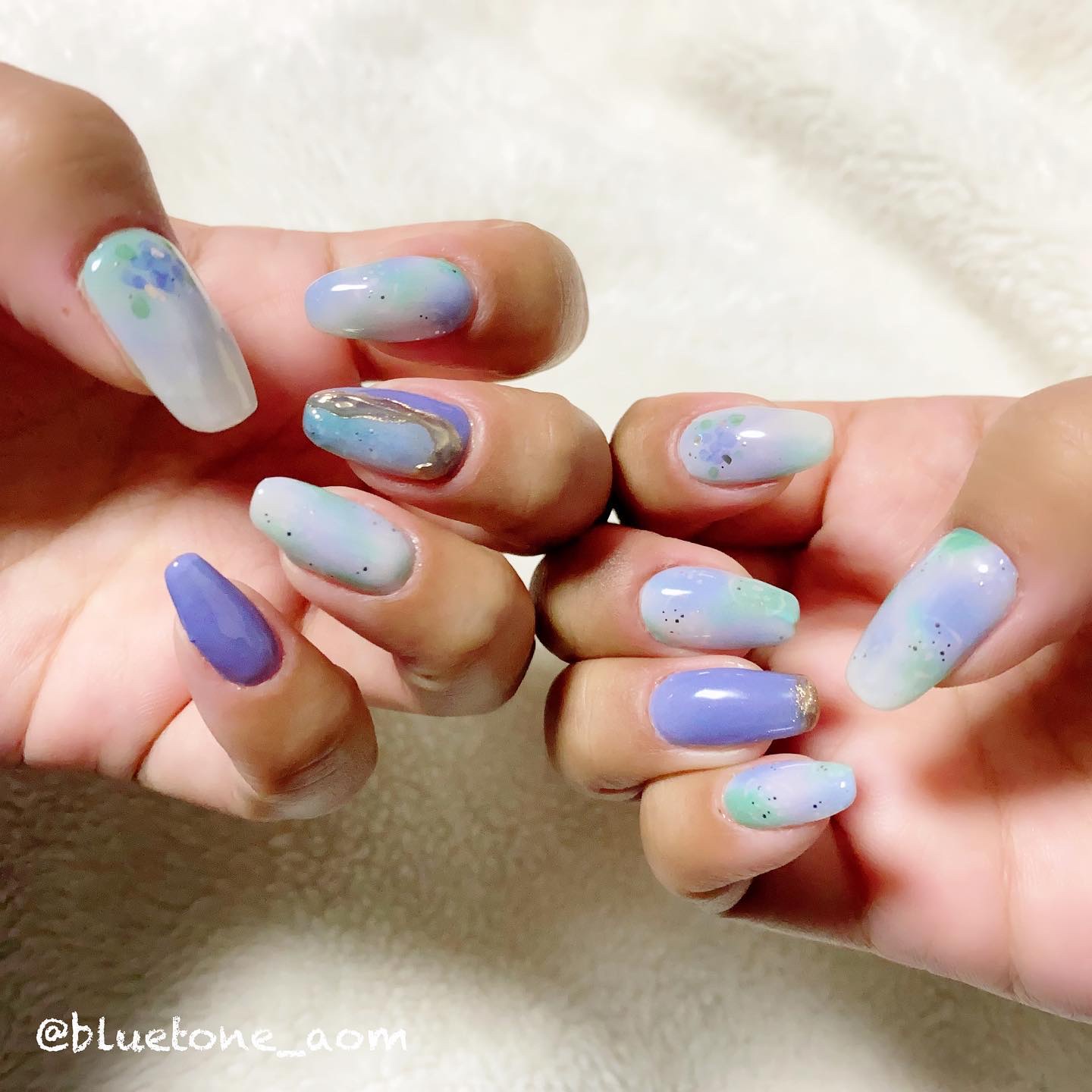 ジェルネイルシール/キャンドゥ/ネイルシールを使ったクチコミ（1枚目）