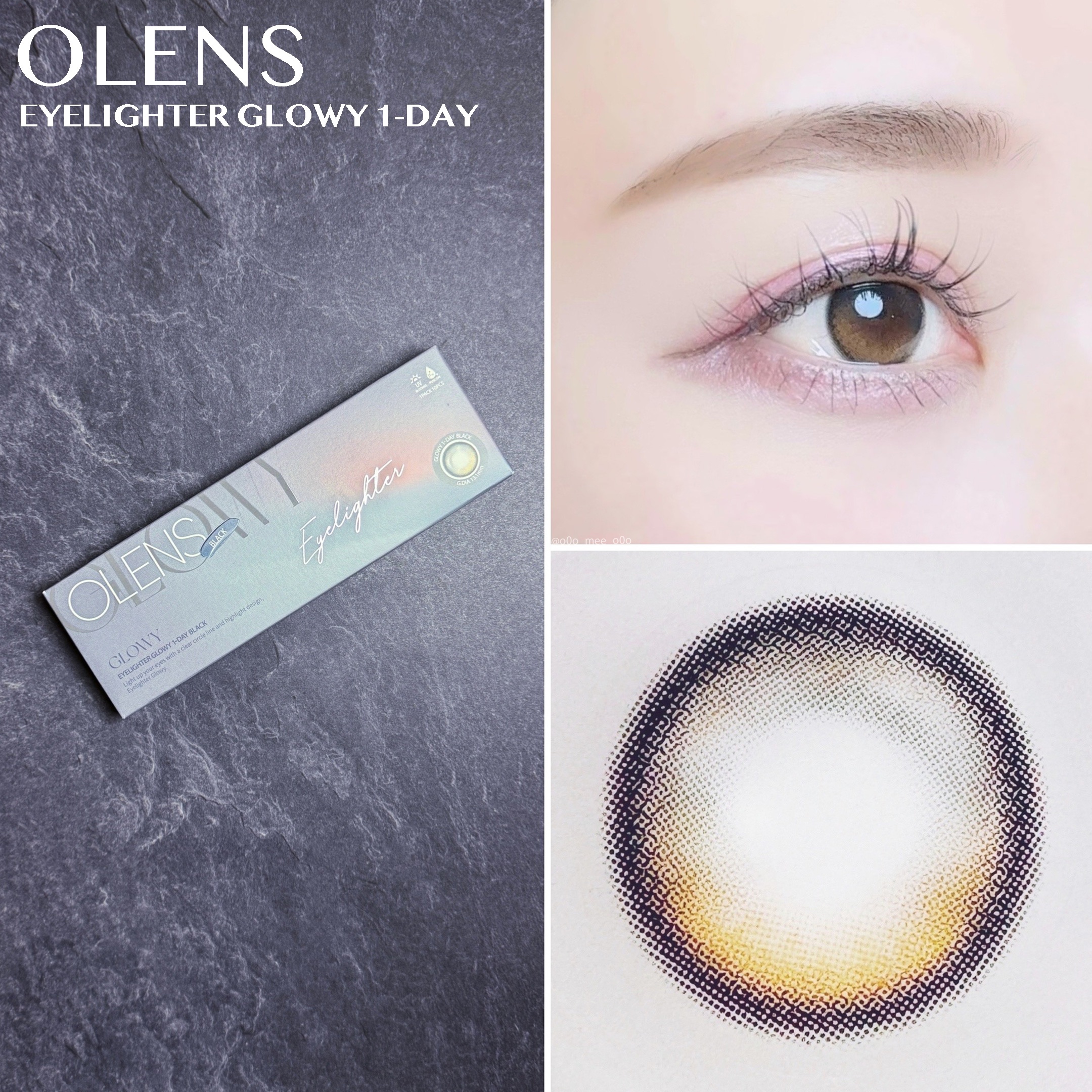 Glowy 1day/OLENS/ワンデー（１DAY）カラコンを使ったクチコミ（1枚目）