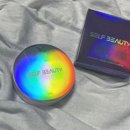 ユニコーン オーロラ光彩クッション/SELF BEAUTY/クッションファンデーションを使ったクチコミ(1枚目)